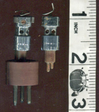 Earliest point contact transistors