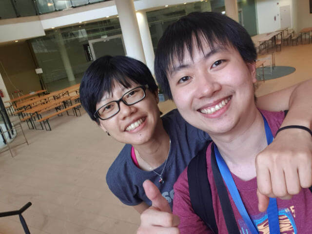 Myself and Thai Pangsakulyanont at JSConf.Asia 2019