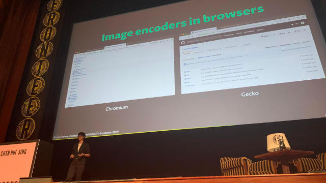 On stage at Fronteers