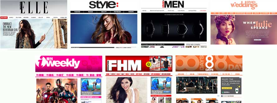 Magazine sites
