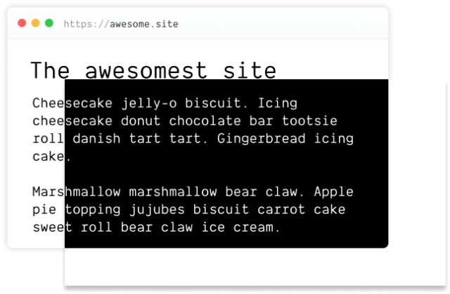 Simplified diagram of how difference works for blend modes