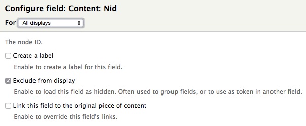 Add Nid field