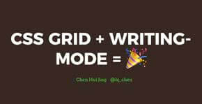 CSS grid + writing-mode = π